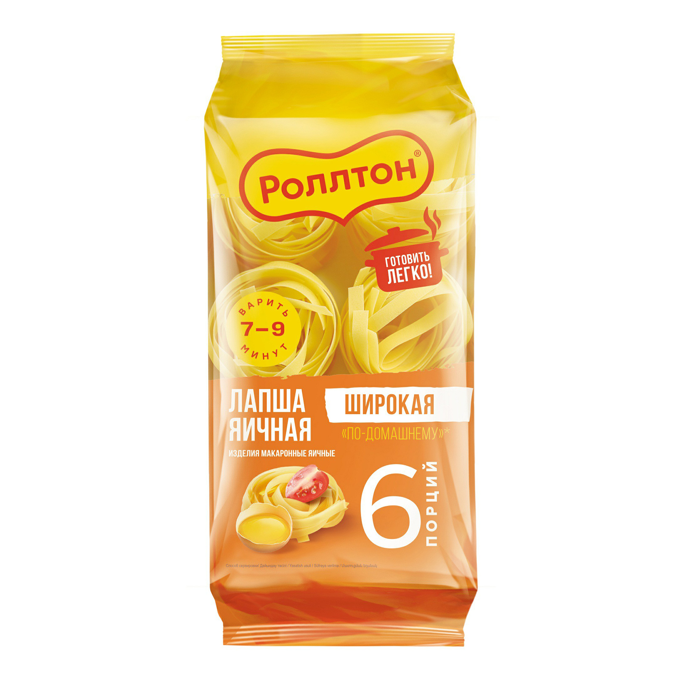 

Лапша Роллтон По-домашнему яичная 400 г