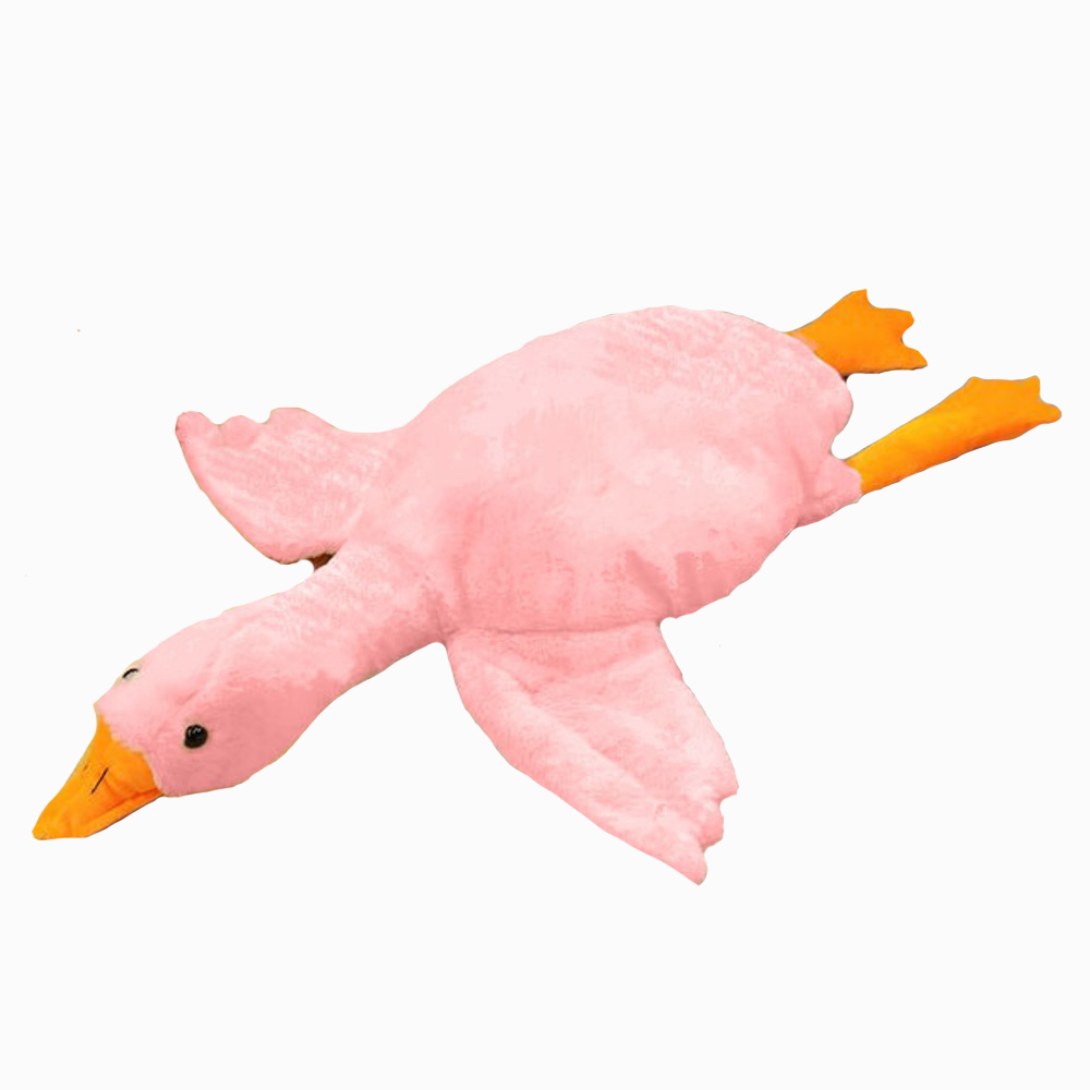 фото Мягкая игрушка scwer toys гусь розовый 155 см.