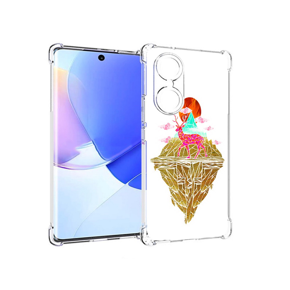 

Чехол MyPads Tocco для Honor 60 розовый олень абстракция, Прозрачный, Tocco
