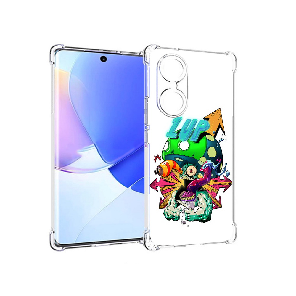 

Чехол MyPads Tocco для Honor 60 сильный гриб абстракция, Прозрачный, Tocco