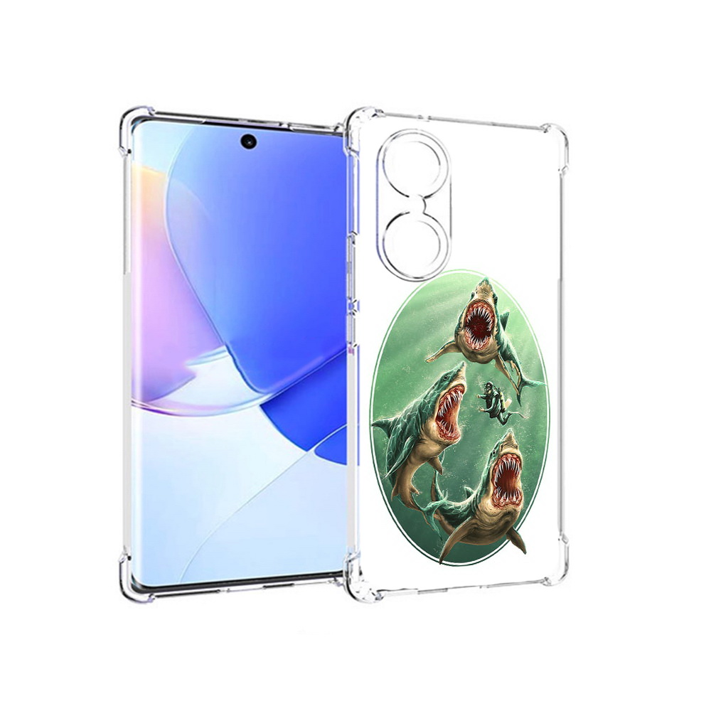 

Чехол MyPads Tocco для Honor 60 синяя бездна, Прозрачный, Tocco