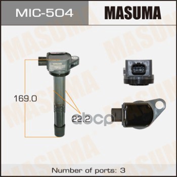 

Катушка Зажигания Masuma Mic504 Cr-V, Crosstour / K24a, K24z Masuma арт. MIC504