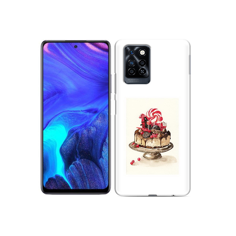 

Чехол MyPads Tocco для Infinix Note 10 Pro вкусный торт, Прозрачный, Tocco