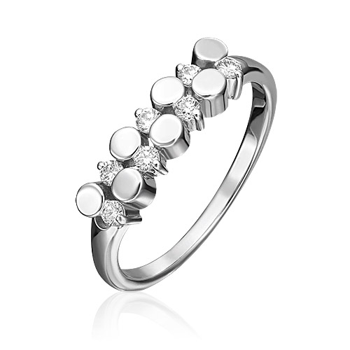 

Кольцо из золота р. 18 PLATINA jewelry 01-0256-00-101-1120-30, бриллиант, 01-0256-00-101-1120-30