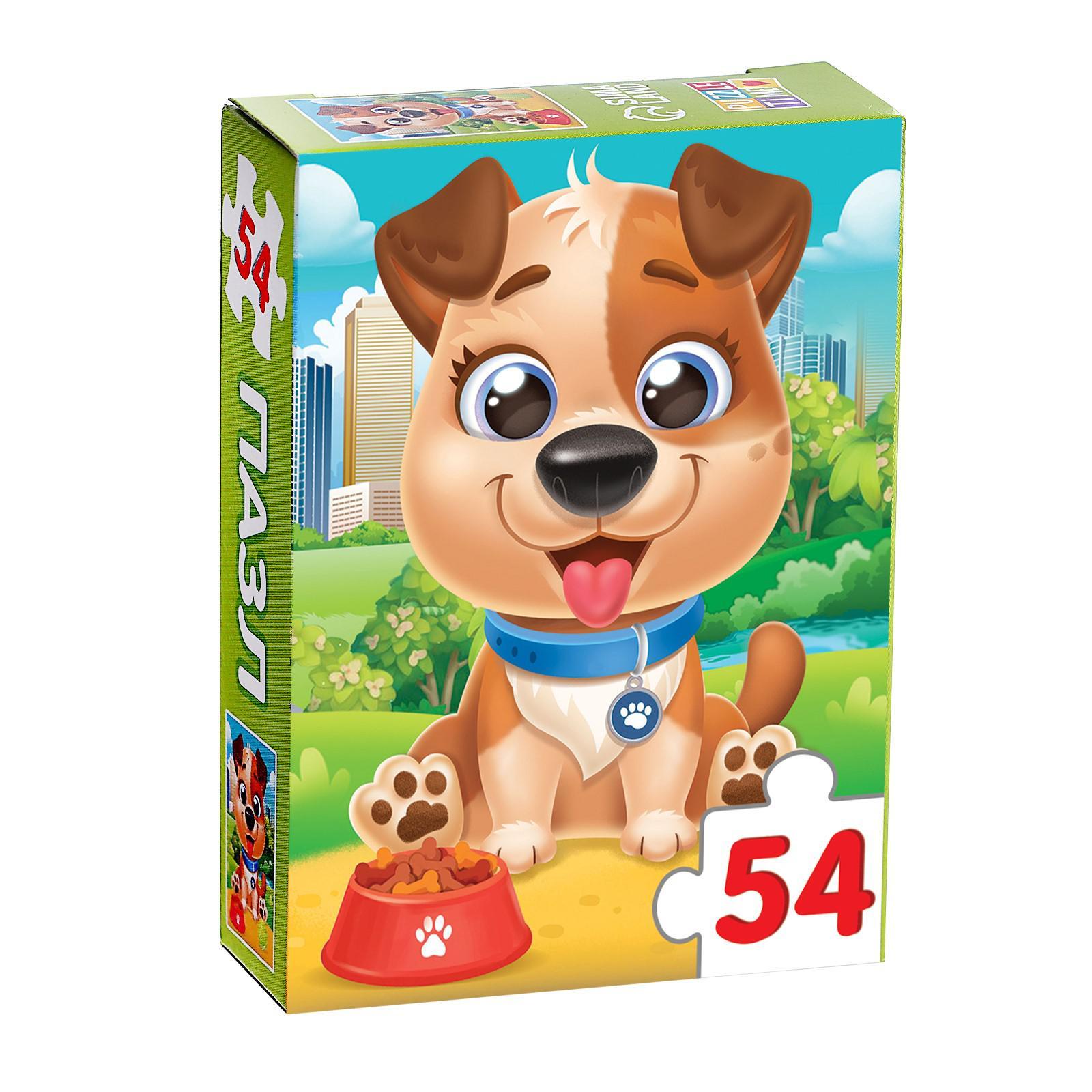

Пазл детский «Милый щенок», 54 элемента, Пазлы 54 элемента Puzzle Time