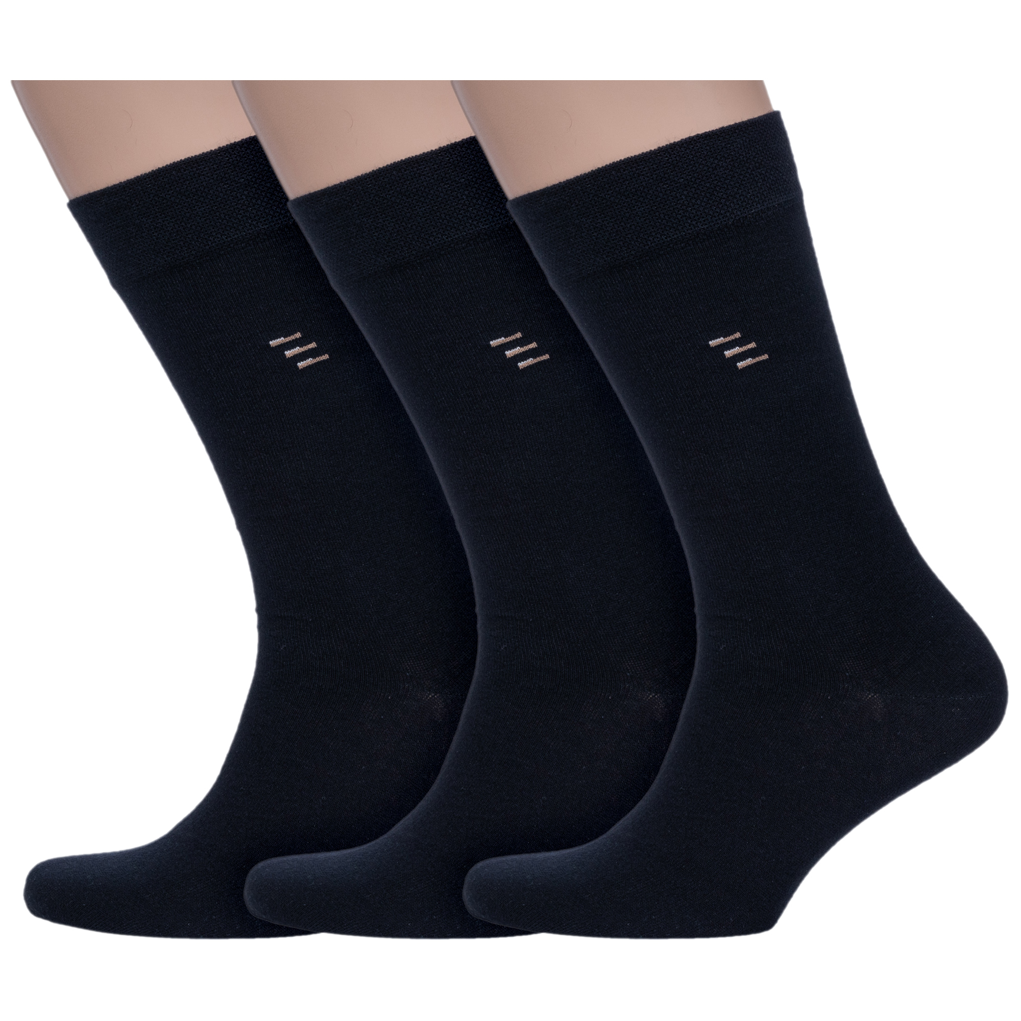 Комплект носков мужских НАШЕ 3-6С38 черных 27