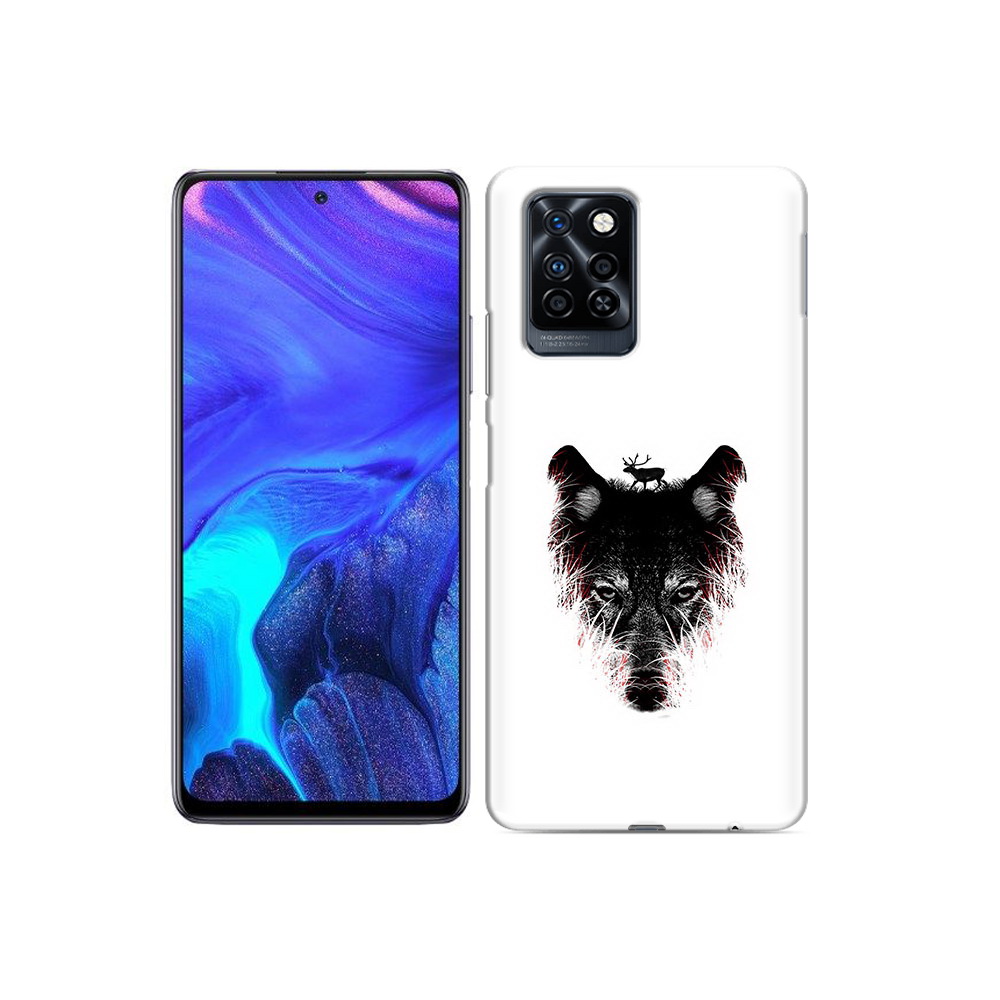 

Чехол MyPads Tocco для Infinix Note 10 Pro волк в траве, Прозрачный, Tocco