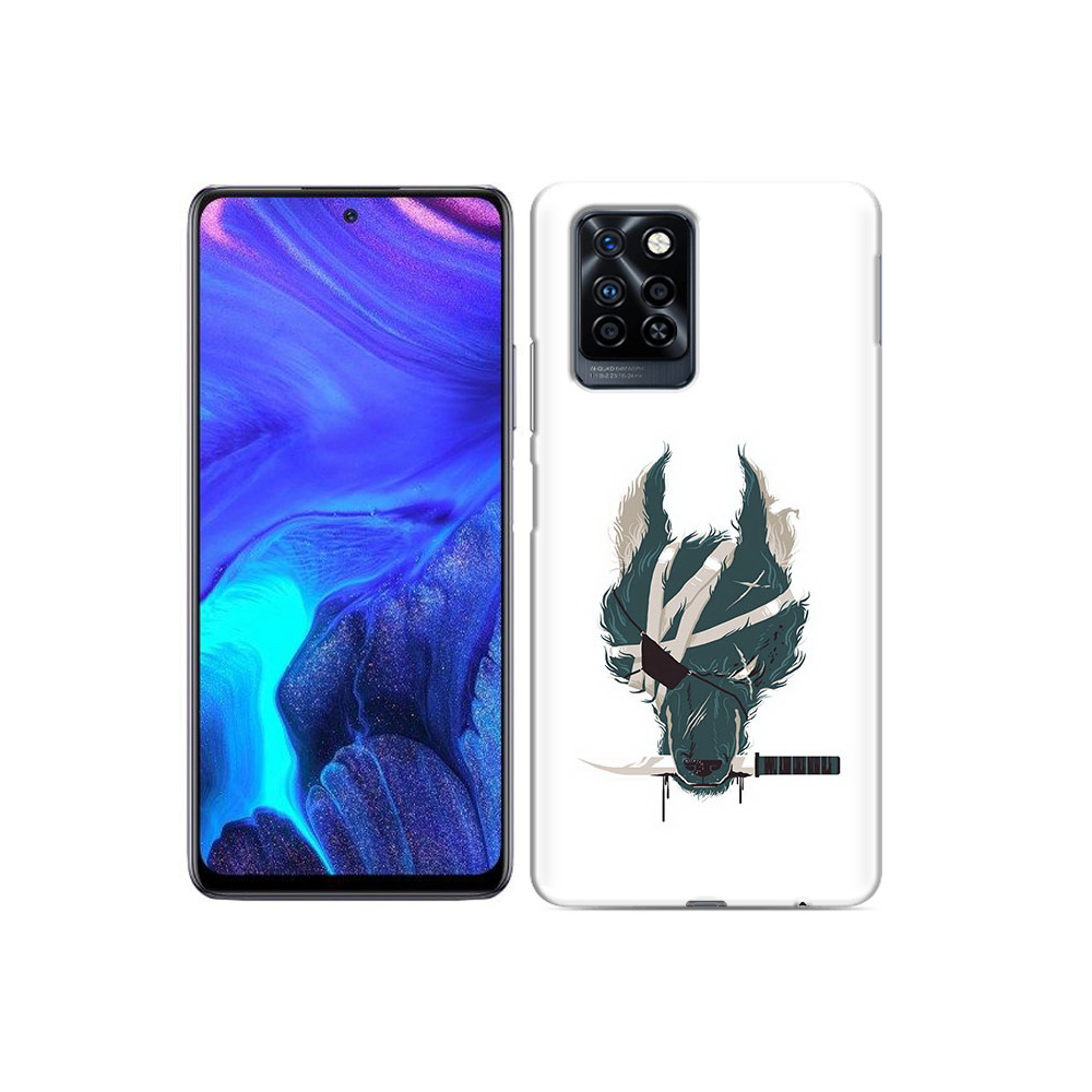 

Чехол MyPads Tocco для Infinix Note 10 Pro волк-разбойник, Прозрачный, Tocco