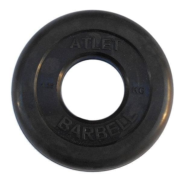

Barbell Atlet Диск обрезиненный черный Atlet Barbell d-51 1,25 кг 1106401