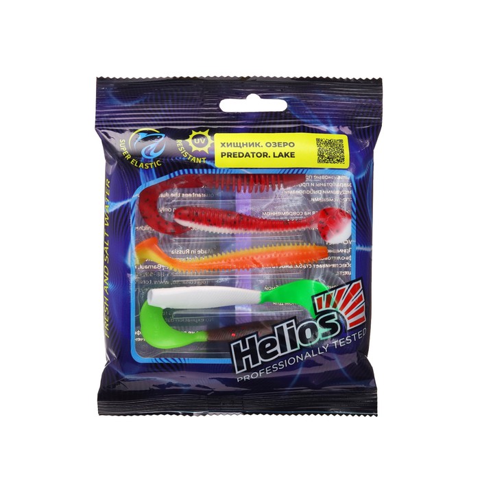 

Набор силиконовых приманок Helios Хищник Озеро, 5 шт. (HS-PPSET3), Разноцветный, Хищник Озеро