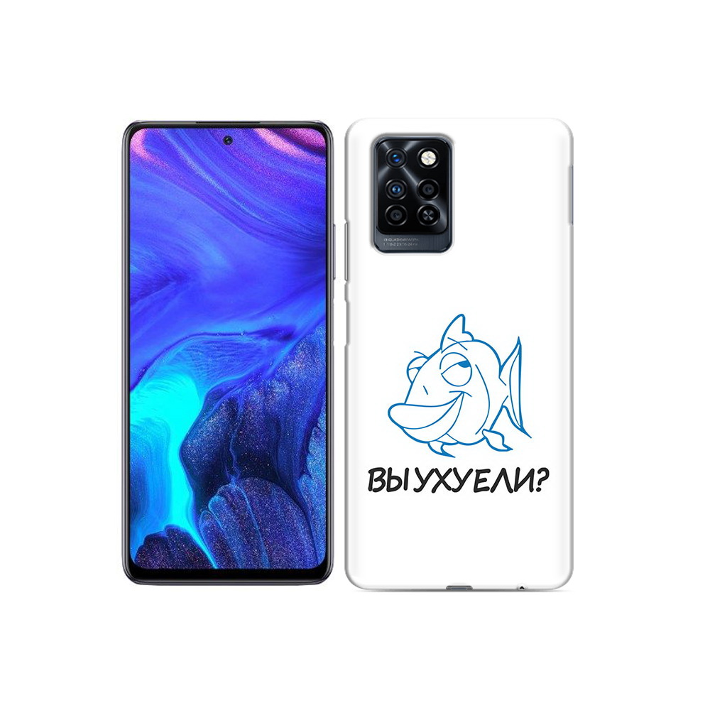 

Чехол MyPads Tocco для Infinix Note 10 Pro вы ухуели, Прозрачный, Tocco
