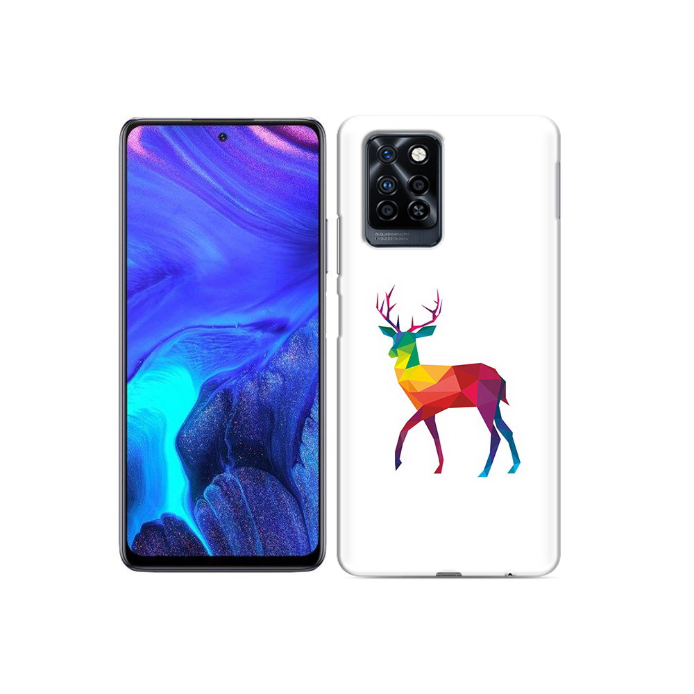 

Чехол MyPads Tocco для Infinix Note 10 Pro геометрический олень, Прозрачный, Tocco