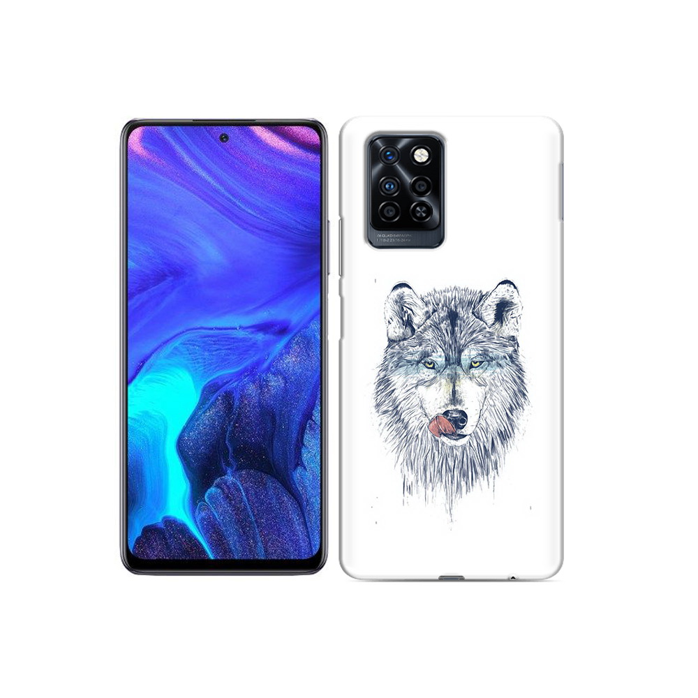 

Чехол MyPads Tocco для Infinix Note 10 Pro голодгый волк, Прозрачный, Tocco