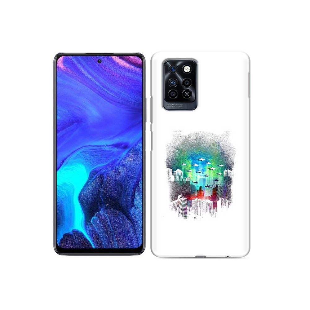 

Чехол MyPads Tocco для Infinix Note 10 Pro город в свечении, Прозрачный, Tocco
