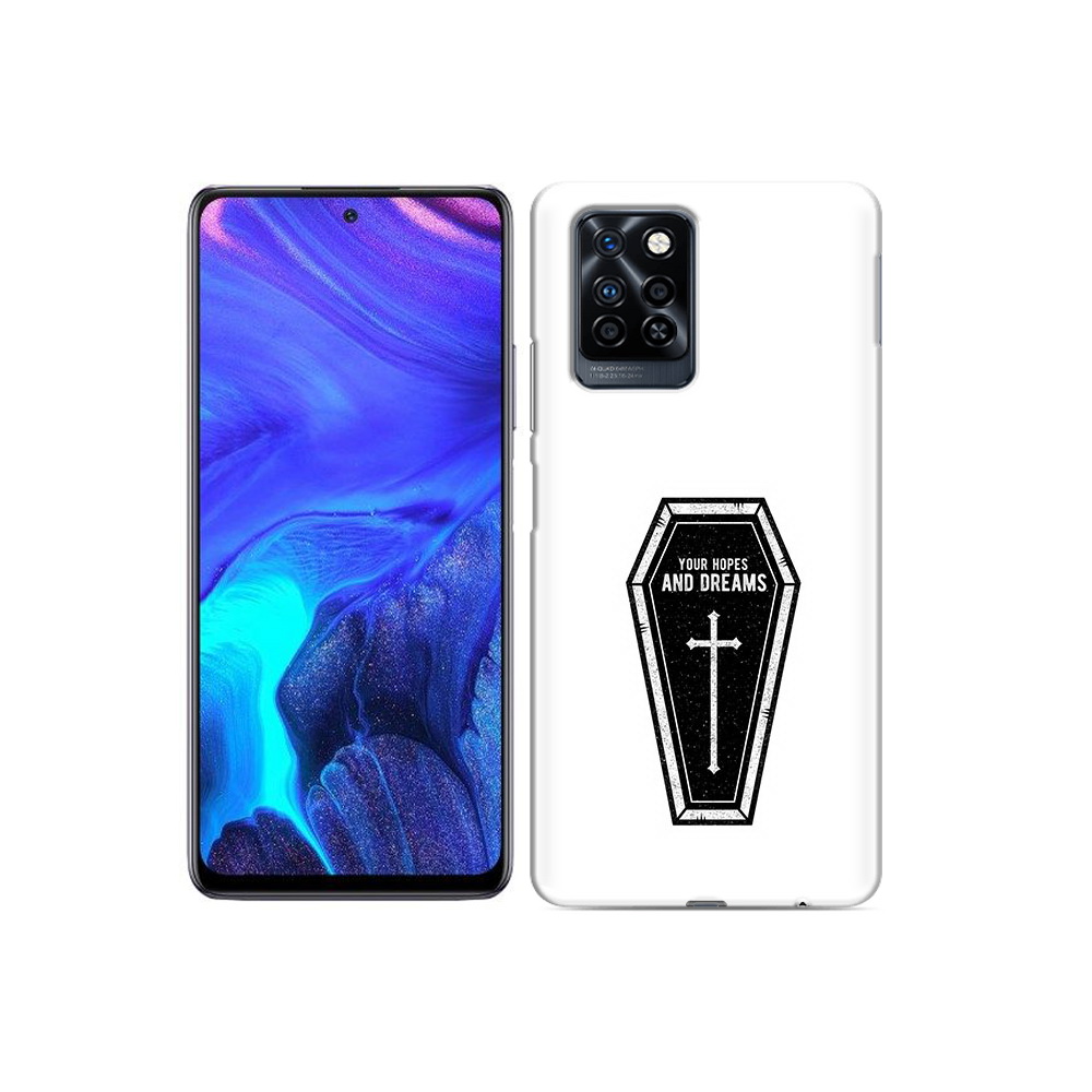 

Чехол MyPads Tocco для Infinix Note 10 Pro гроб с мечтами, Прозрачный, Tocco
