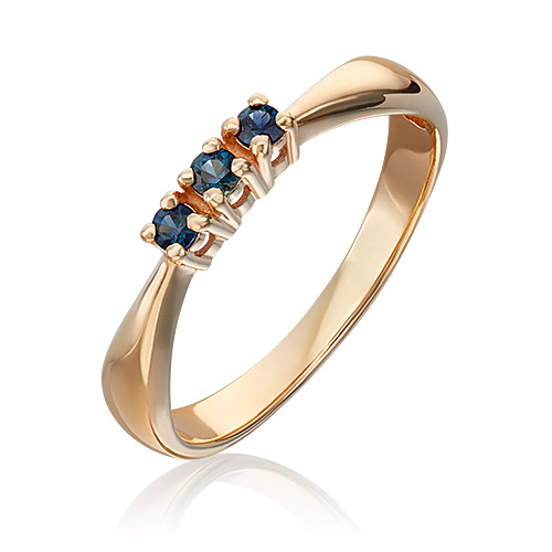 

Кольцо из золота р. 16,5 PLATINA jewelry 01-0283-00-102-1110-30, сапфир, 01-0283-00-102-1110-30