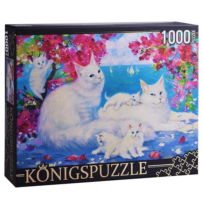 

Пазлы 1000 Konigspuzzle Котинова Цветы лето море