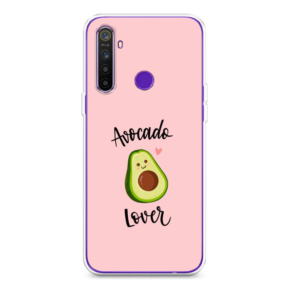 

Чехол на Realme 5 "Avocado lover", Розовый;зеленый, 251550-6