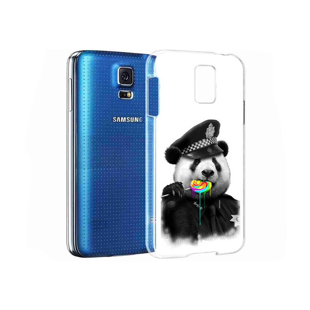 

Чехол MyPads Tocco для Samsung Galaxy S5 Панда полиция (PT12196.512.130), Прозрачный, Tocco