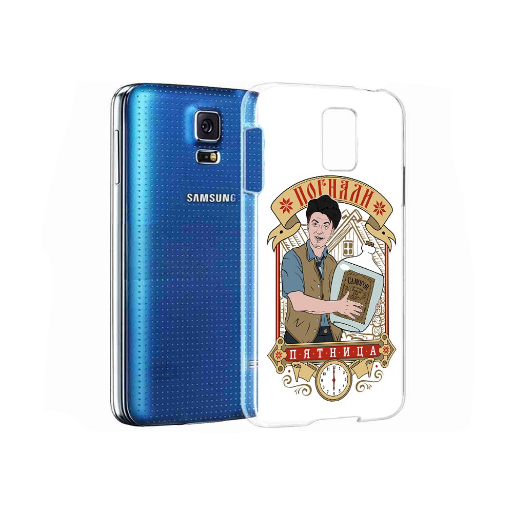 

Чехол MyPads Tocco для Samsung Galaxy S5 Погнали пятница (PT12196.512.137), Прозрачный, Tocco