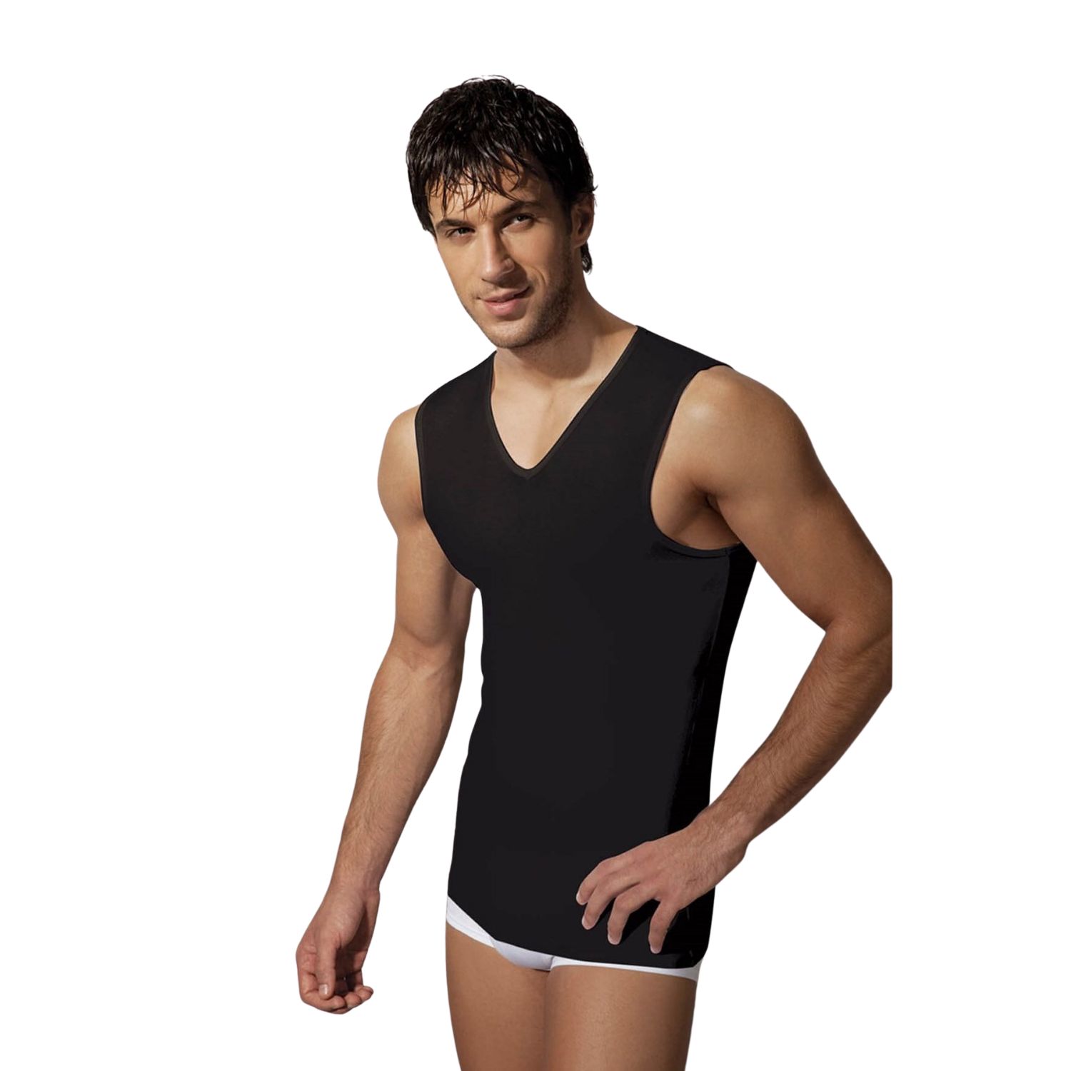 

Майка домашняя мужская Doreanse 2210 черная 2XL, Черный, 2210