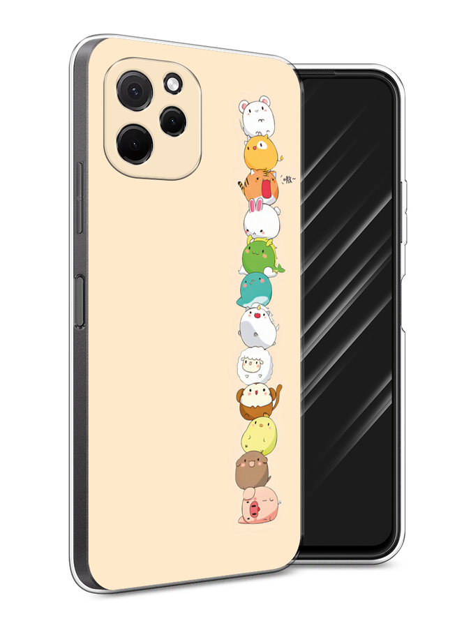 

Чехол Awog на HuaweI Nova Y61 "Весенний букет", Красный;розовый;зеленый, 6120050-8