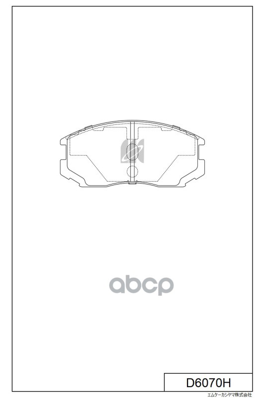 

Колодки Тормозные Дисковые Пер. Mitsubishi Lancer , Colt 92- D6070h MK KASHIYAMA D6070H