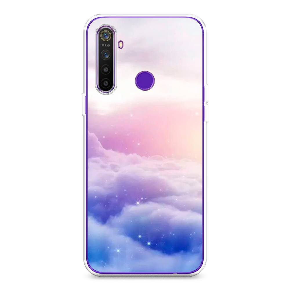

Чехол на Realme 5 "Небеса", Голубой;белый;розовый, 251550-2
