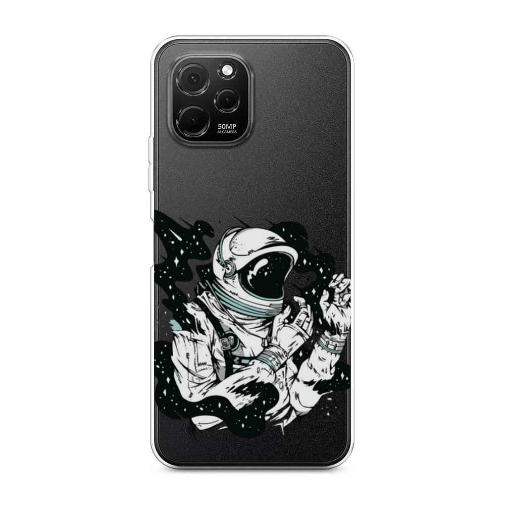 

Чехол Awog на HuaweI Nova Y61 "Космонавт арт", Черный;бежевый;белый, 6120050-7