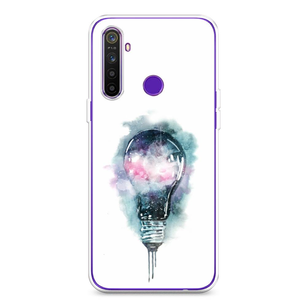 

Чехол на Realme 5 "Волшебная лампа", Белый;серый, 251550-4