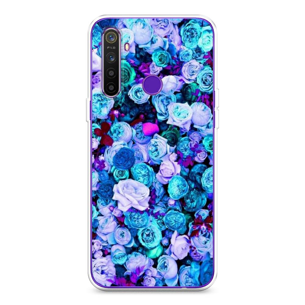 

Чехол на Realme 5 "Цветочный ковер", Фиолетовый, 251550-2