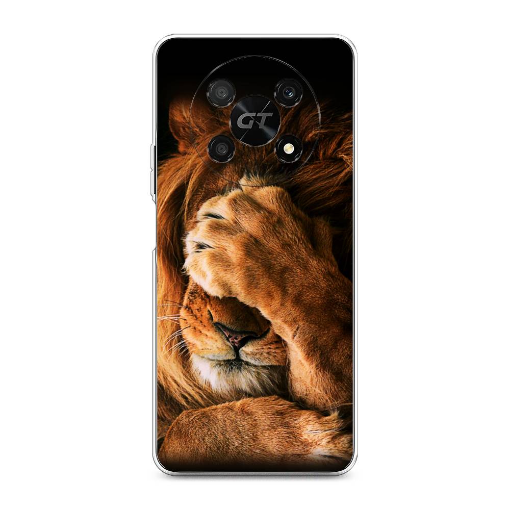

Чехол Awog на Honor X40 GT "Львиный стыд", Коричневый;черный, 6120150-1