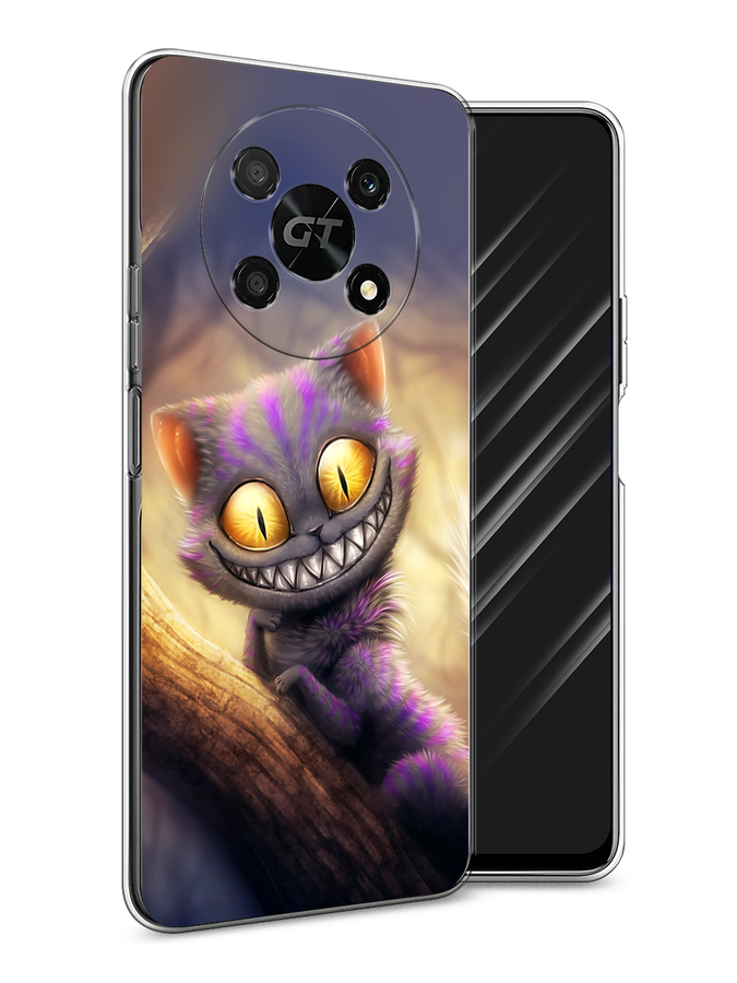 

Чехол Awog на Honor X40 GT "Cheshire Cat", Фиолетовый;желтый, 6120150-1