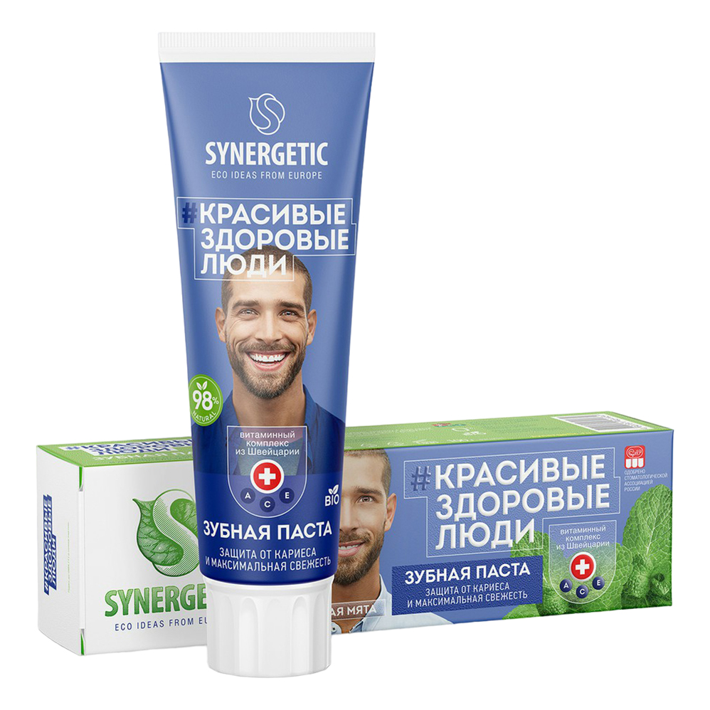 

Зубная паста Synergetic защита от кариеса и максимальная свежесть 100 г