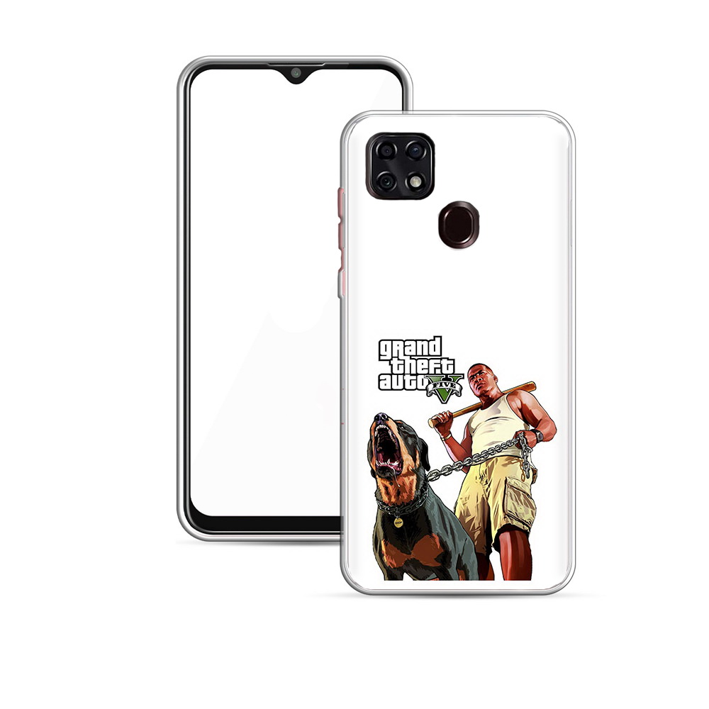 

Чехол MyPads Tocco для ZTE V2020 GTA грозная собака (PT226946.457.18), Прозрачный, Tocco