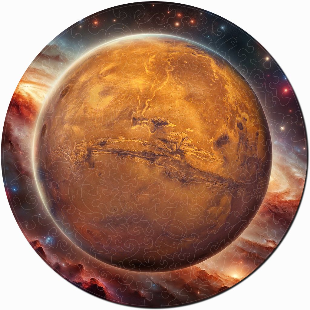 

Деревянный пазл BoberBox Планета Марс NASA размер 30x30 см, PZ6