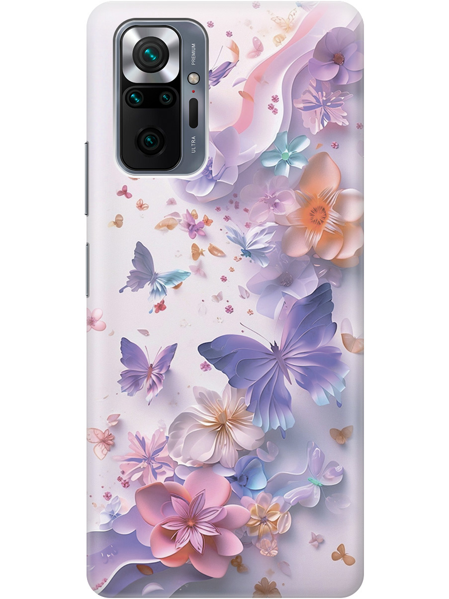 

Силиконовый чехол на Xiaomi Redmi Note 10 Pro с принтом 873563, Прозрачный;розовый;фиолетовый, 725168122