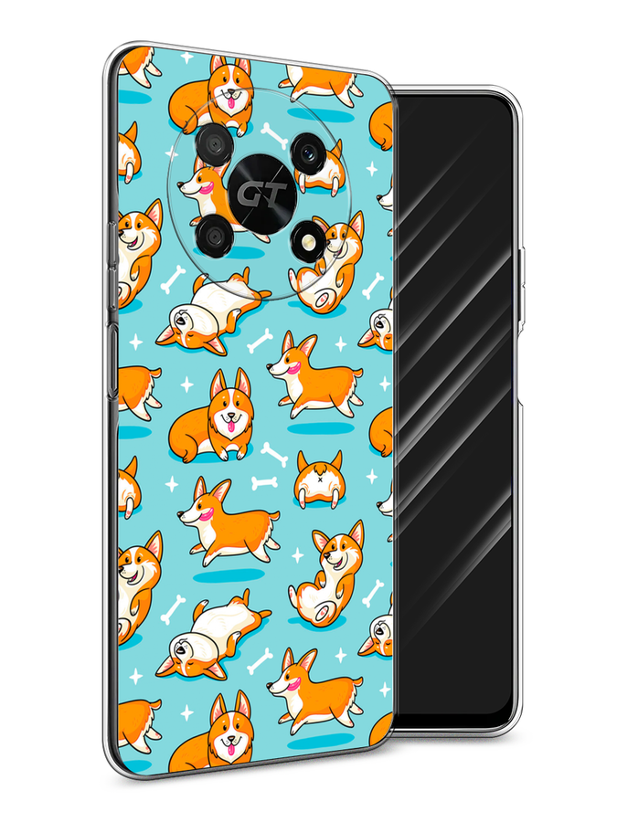 

Чехол Awog на Honor X40 GT "Веселые корги", Коричневый, 6120150-2