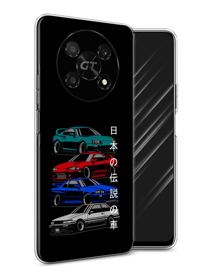

Чехол Awog на Honor X40 GT "JDM Legend cars", Зеленый;красный;синий, 6120150-5