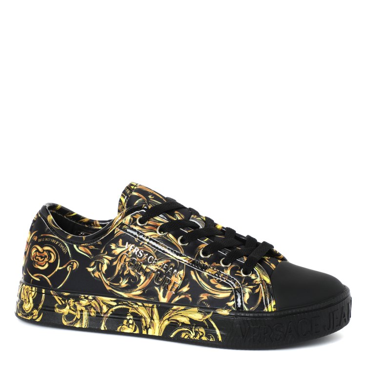 

Кеды женские Versace Jeans Couture 72VA3SK2 черные 38 EU, 72VA3SK2