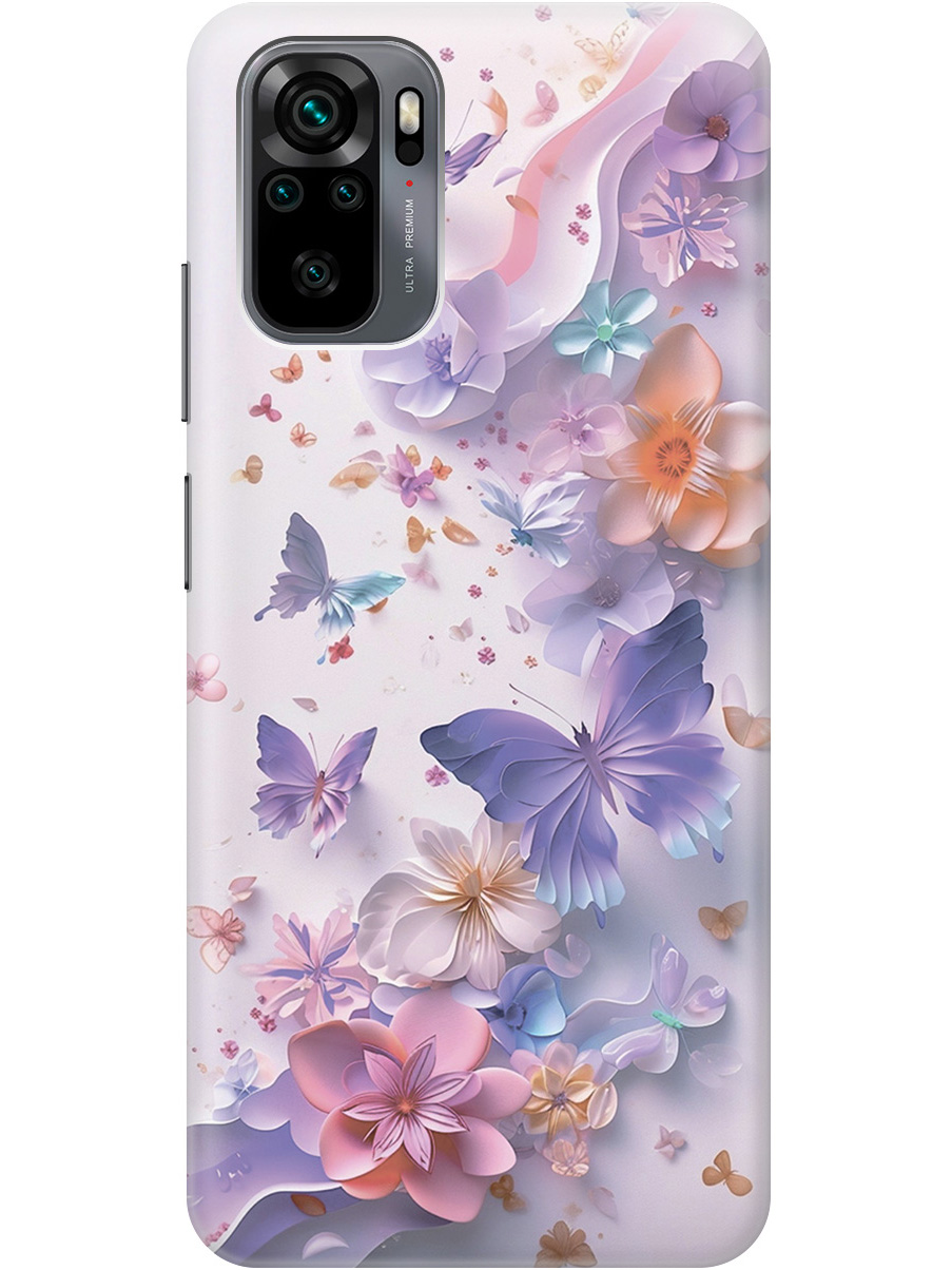 

Силиконовый чехол на Xiaomi Redmi Note 10 / Note 10S / Poco M5s с принтом 873586, Прозрачный;розовый;фиолетовый, 725168222