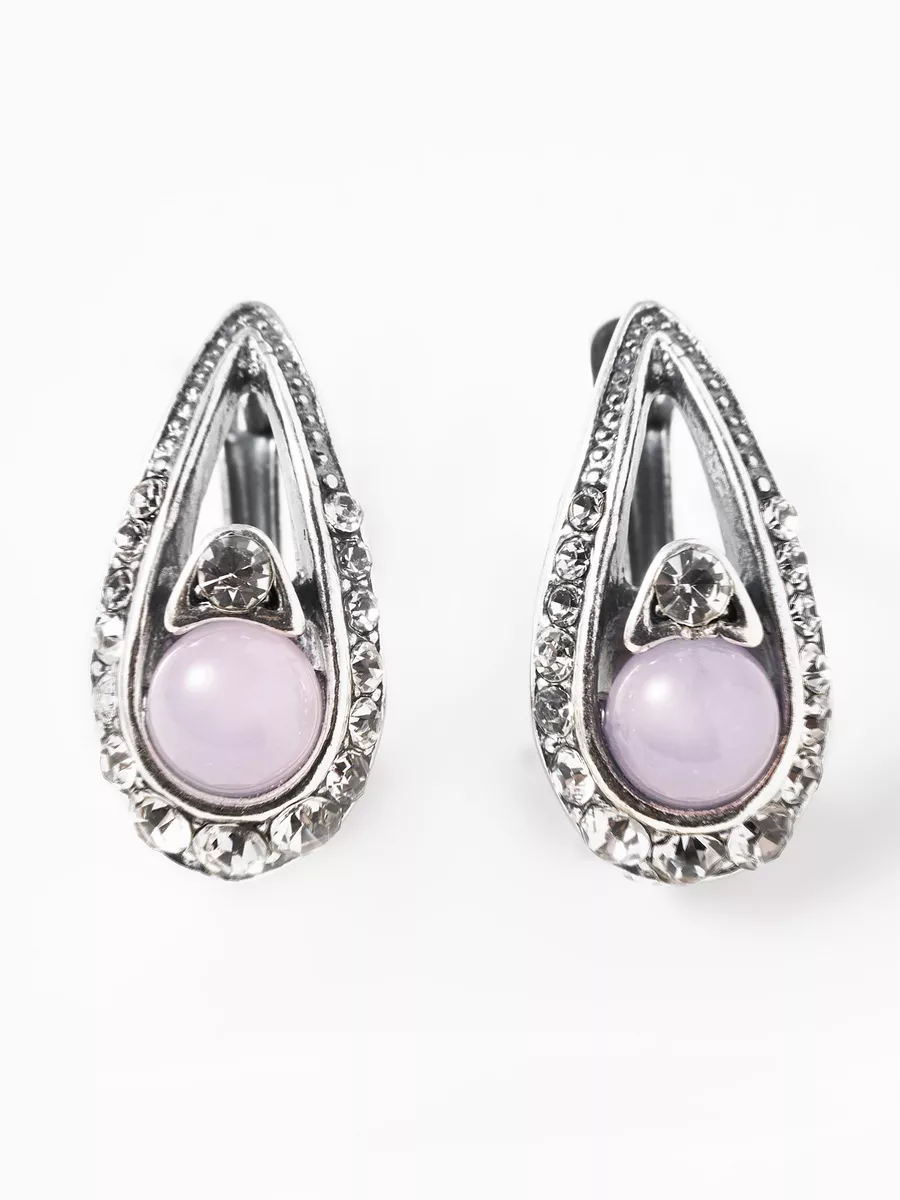 

Серьги из латуни SHINE & BEAUTY 800162, кварц/фианит, 800162