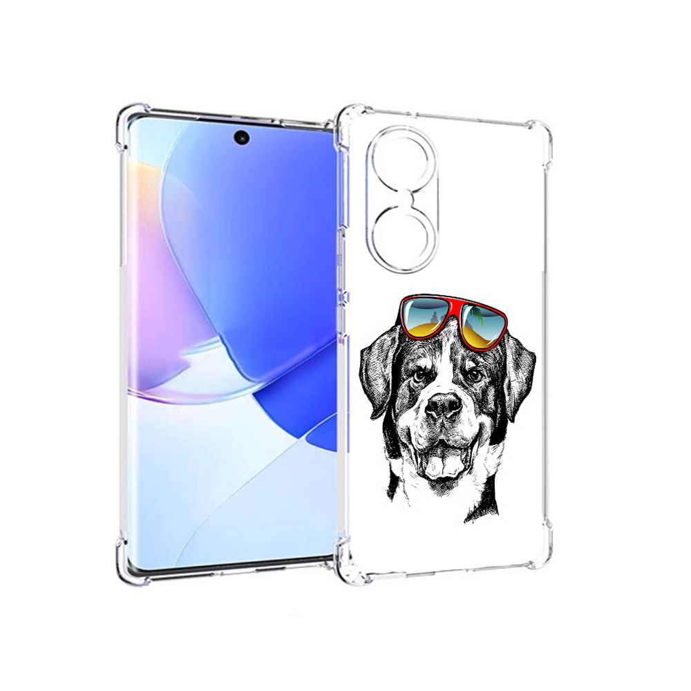 

Чехол MyPads Tocco для Honor 60 счастливая собака, Прозрачный, Tocco