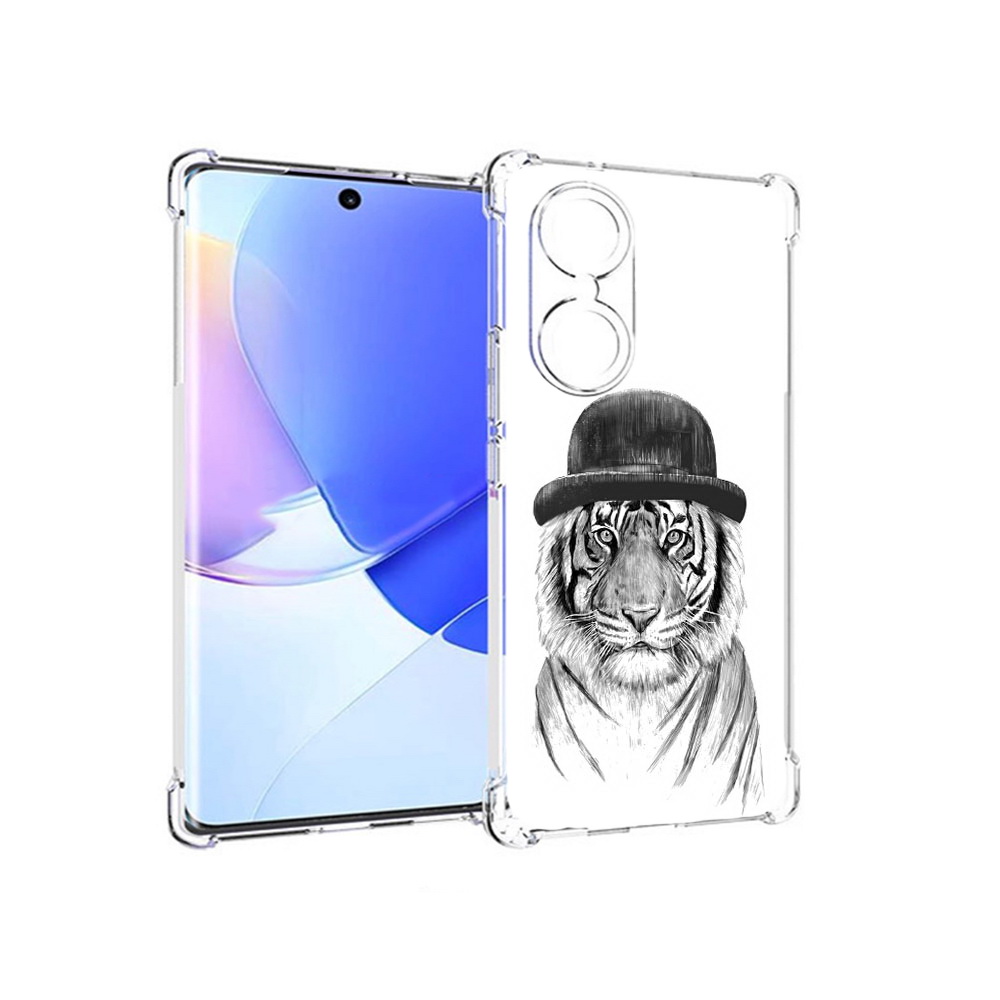 

Чехол MyPads Tocco для Honor 60 тигр британец, Прозрачный, Tocco