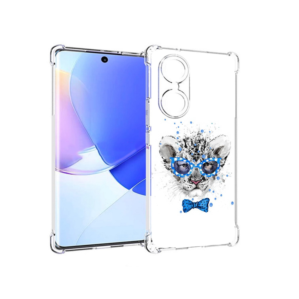 

Чехол MyPads Tocco для Honor 60 тигренок с бабочкой, Прозрачный, Tocco