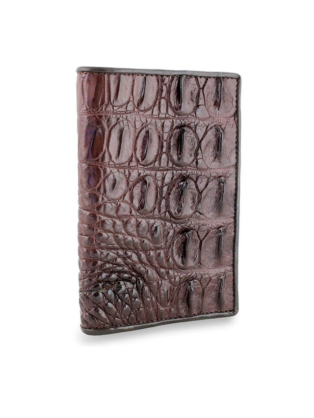 Обложка для паспорта мужская Exotic Leather kk-175 коричневая