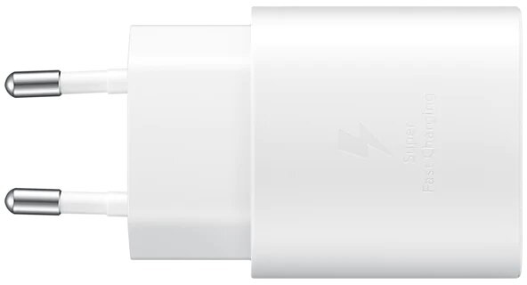 фото Сетевое зарядное устройство samsung 1 usb type-c, 3 a, (ep-ta800nwegru) white