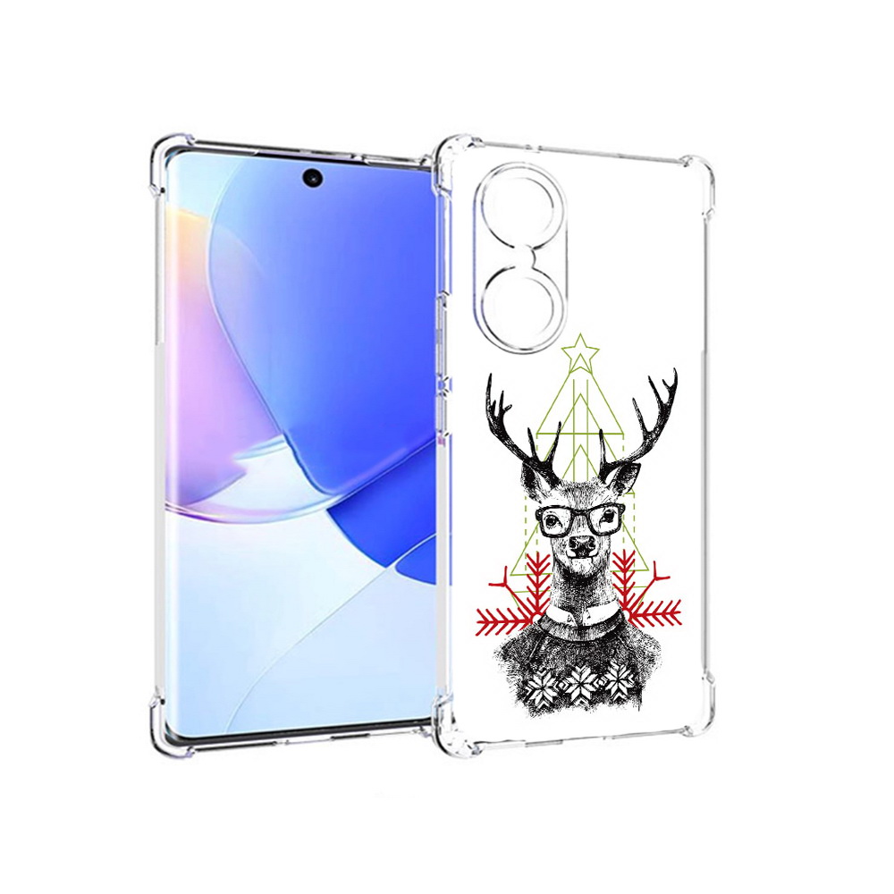 

Чехол MyPads Tocco для Honor 60 умный олень, Прозрачный, Tocco