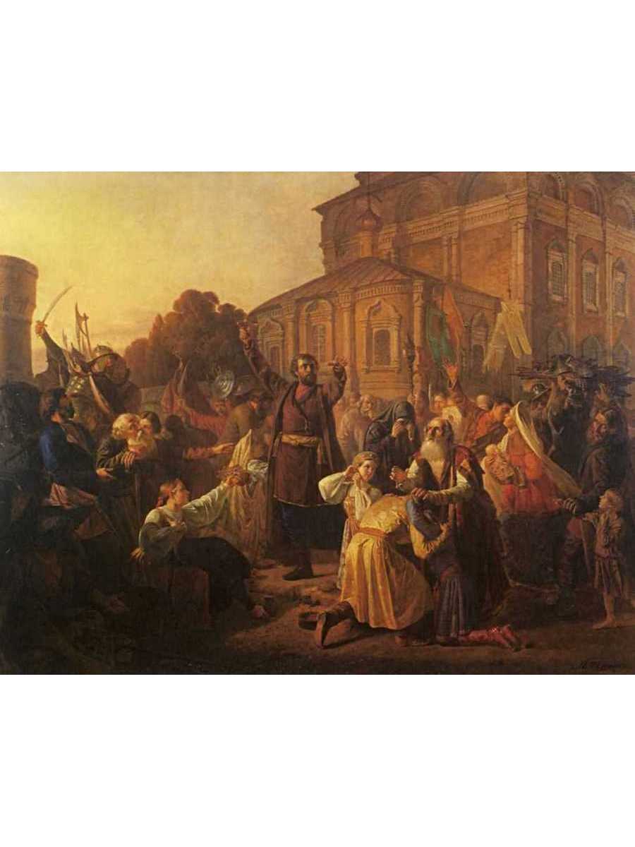 

Постер DRABS A3 Песков М.И. Воззвание Минина к нижегородцам в 1611 году