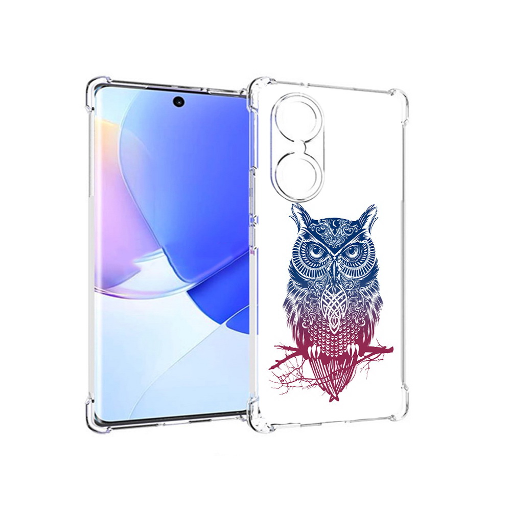 

Чехол MyPads Tocco для Honor 60 хиппи сова, Прозрачный, Tocco